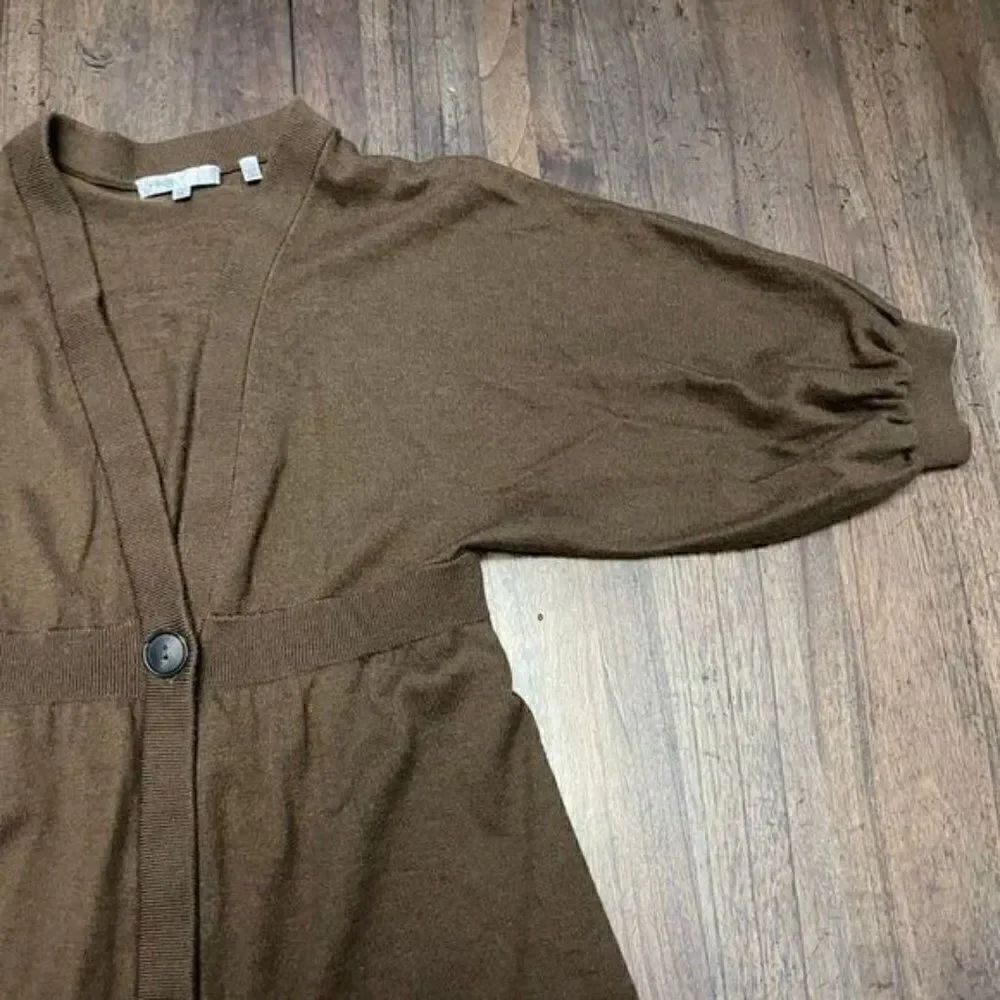 Vince One Button Cardigan - Picture 8 of 8